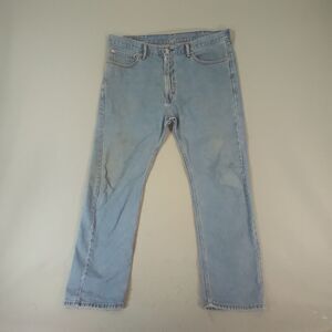 Levi's 505 jeans men's 38 x 32 regular fit straight blue denim pants